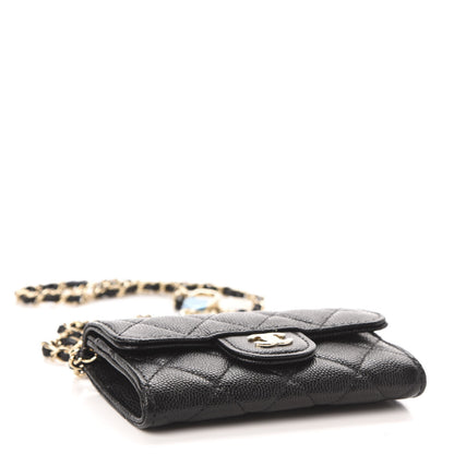 Chanel Caviar Quilted Flap Classic Belt Bag Black 4 of 12