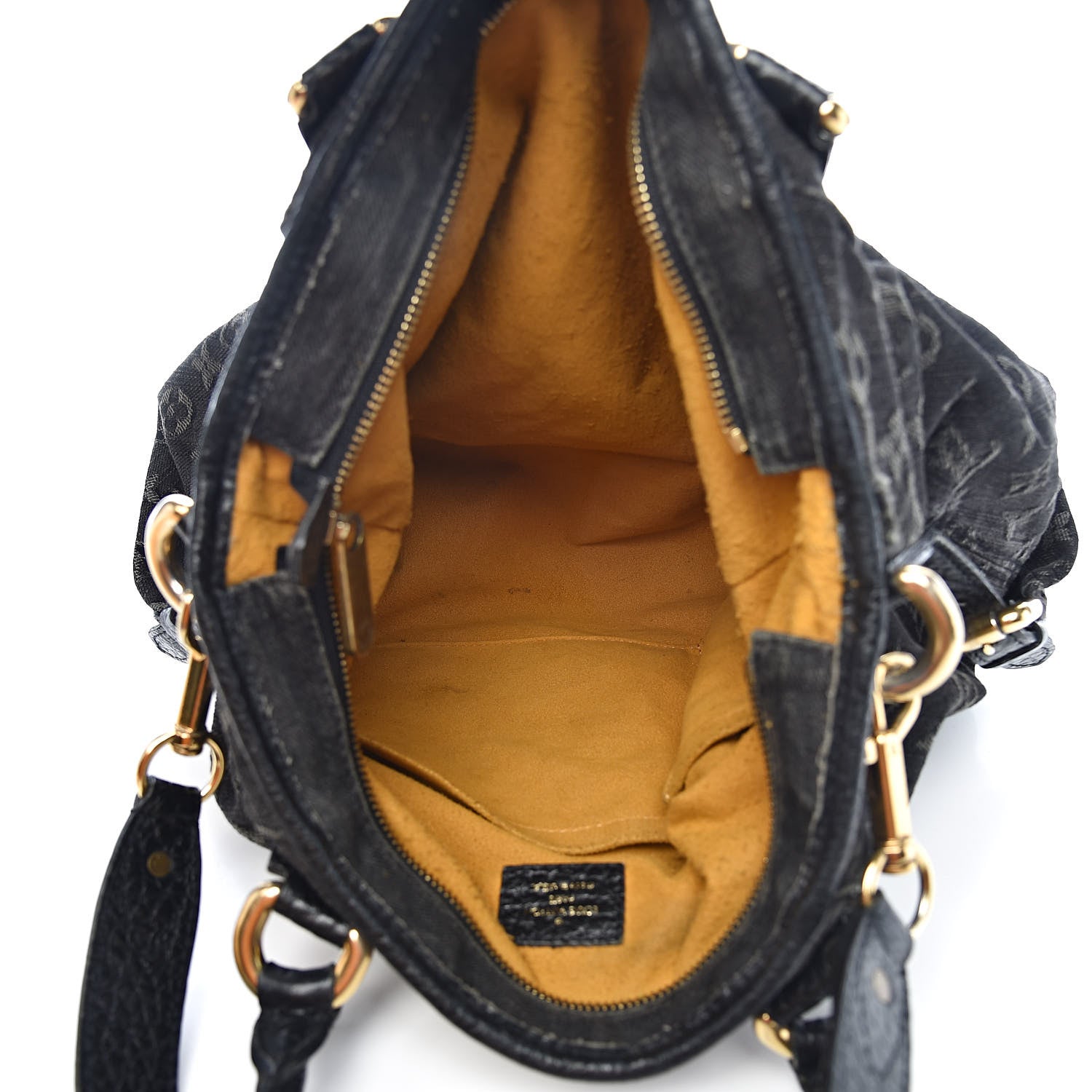 Louis Vuitton Denim Neo Cabby MM Black 5 of 17