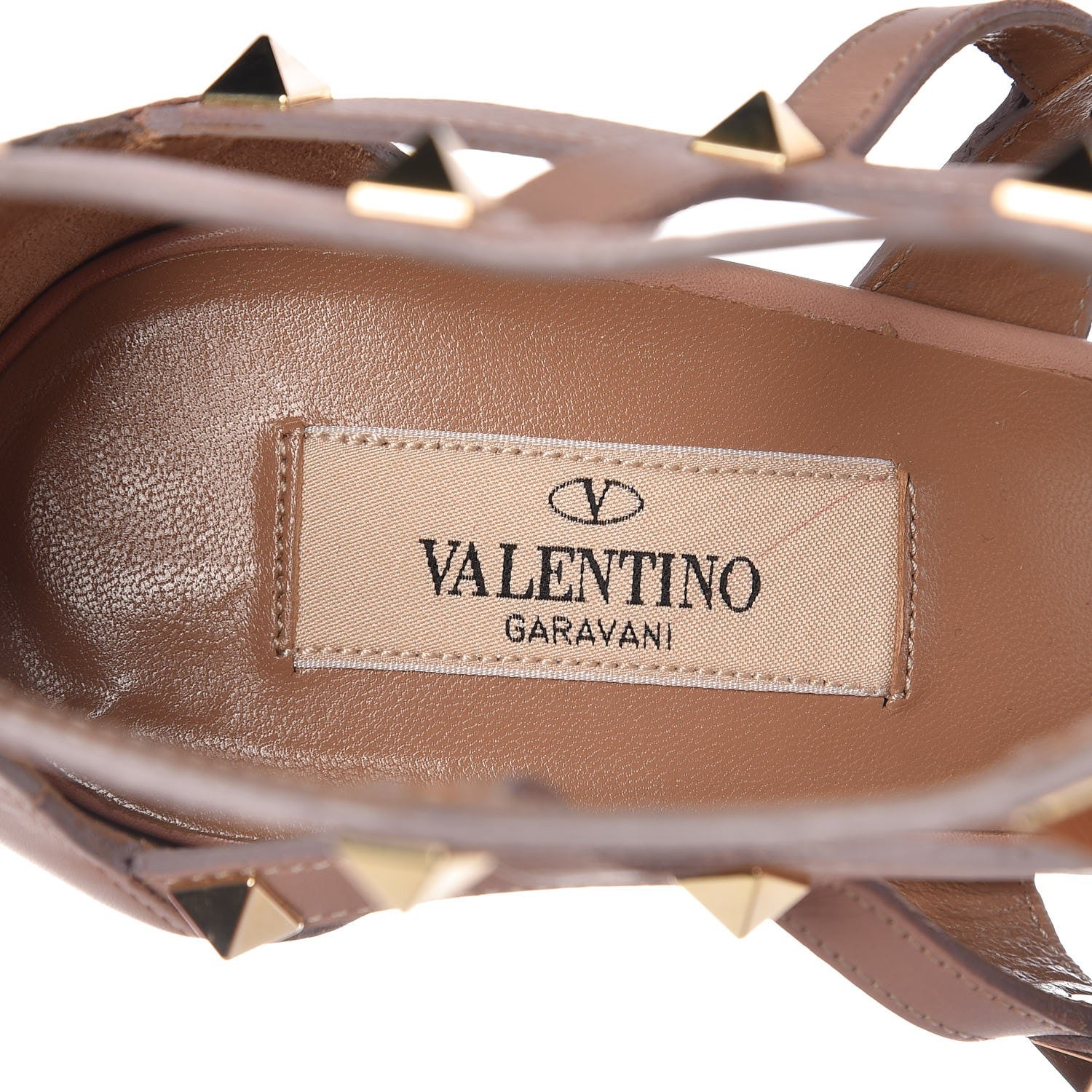 Valentino Garavani Nappa Rockstud Cage Sandals 39.5 Rose 6 of 9