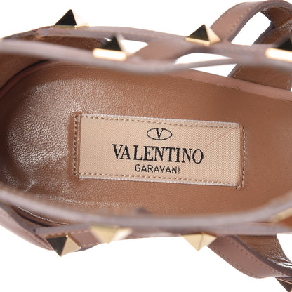 Valentino Garavani Nappa Rockstud Cage Sandals 39.5 Rose 6 of 9