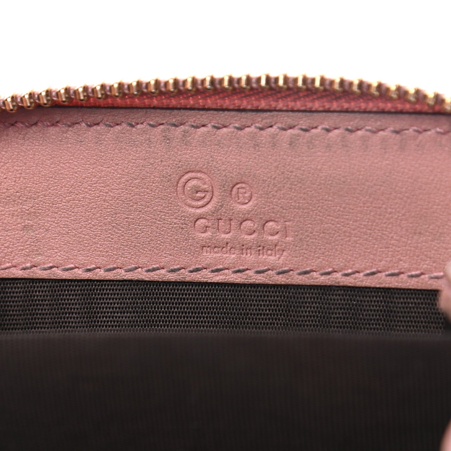 Gucci Microguccissima Zip Around Card Case Soft Pink 6 of 7