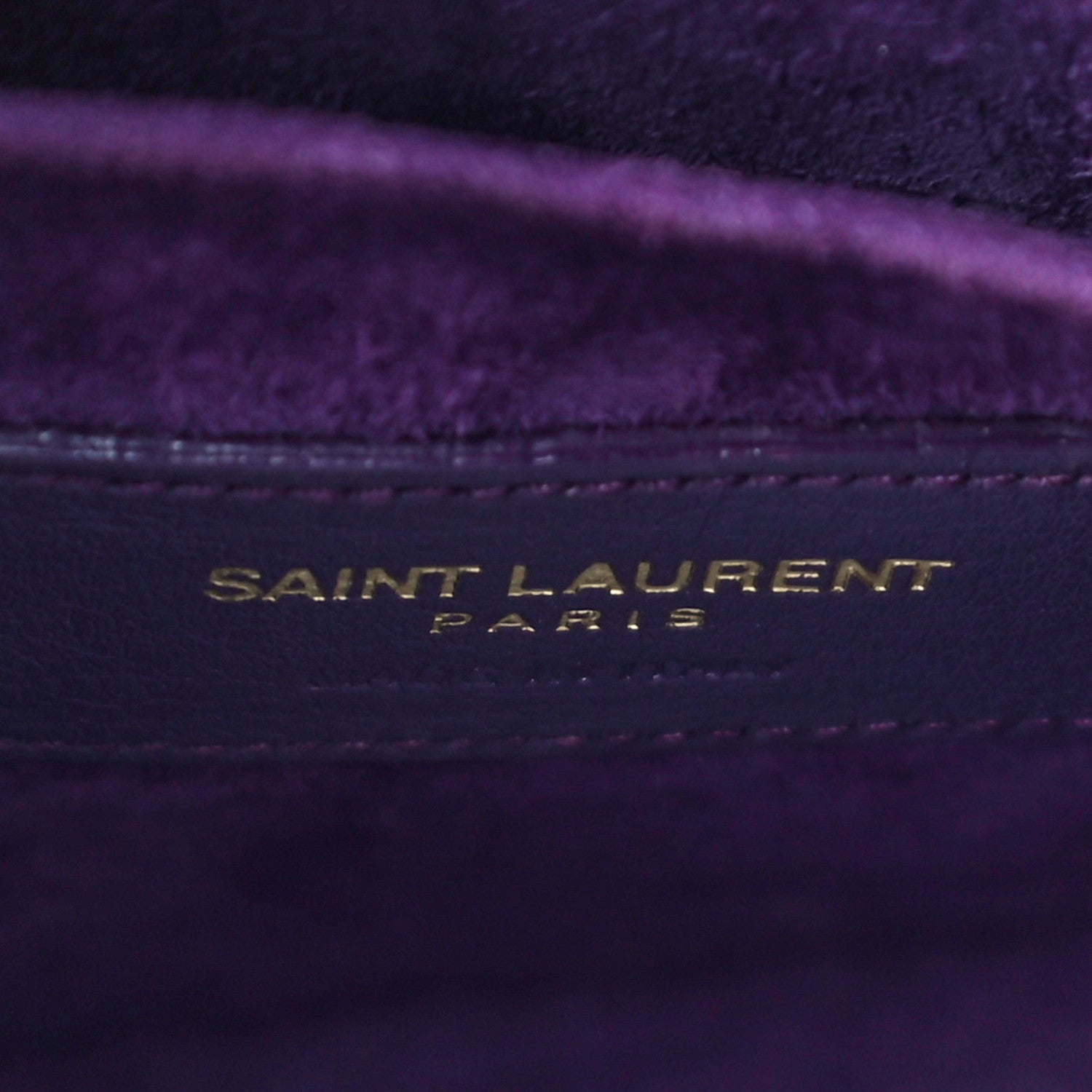 Saint Laurent Calfskin Nano Sac De Jour Purple 5 of 12