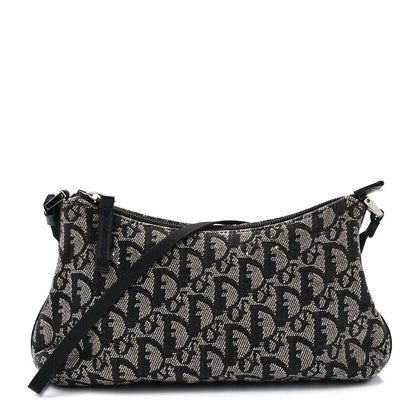 Christian Dior Monogram Shoulder Bag Pochette Black 1 of 11