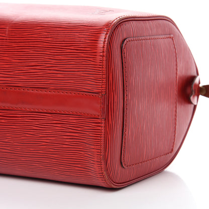 Louis Vuitton Epi Speedy 25 Castillan Red 10 of 15