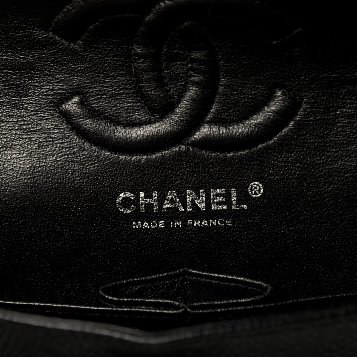 Caviar Quilted Small Double Flap Black