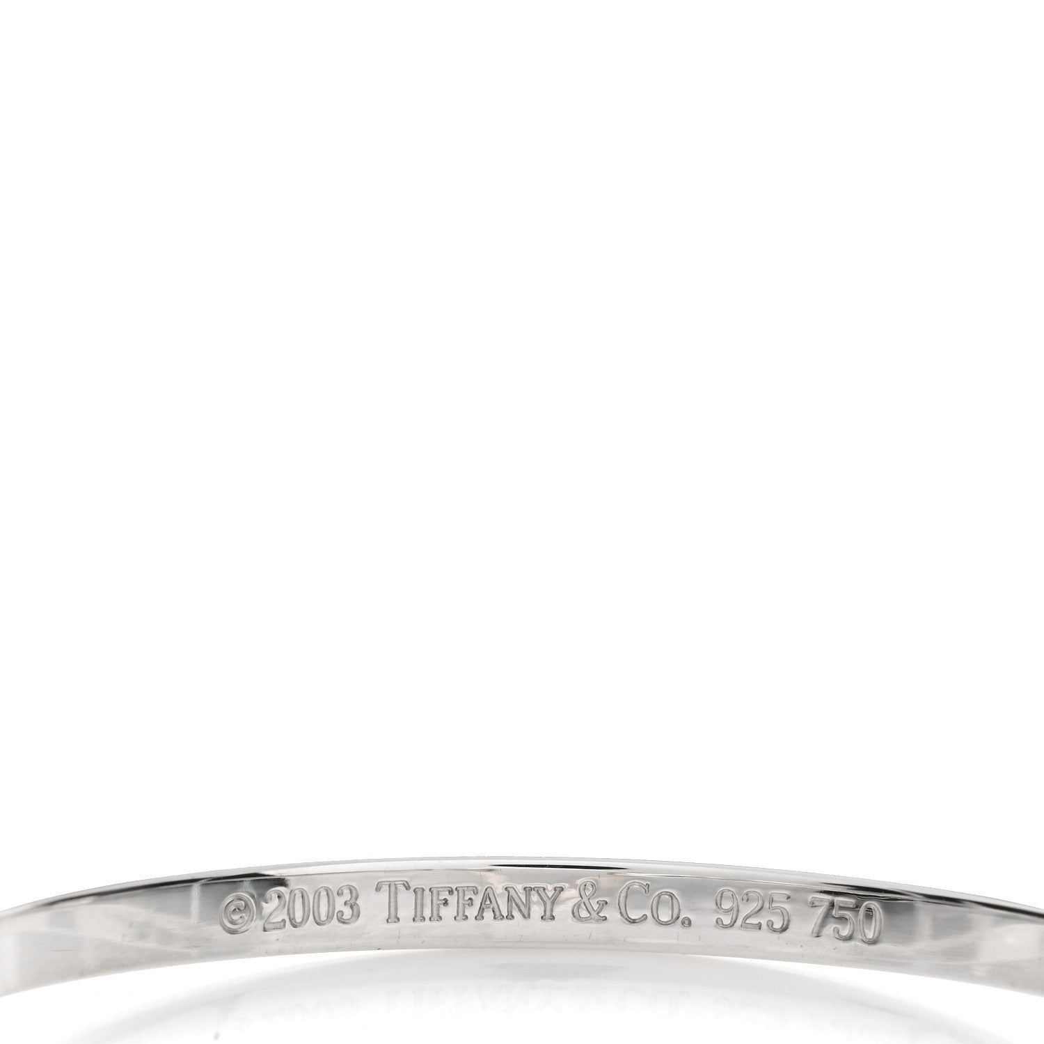 Tiffany Sterling Silver 18K Yellow Gold Heart Buckle Bracelet 3 of 3