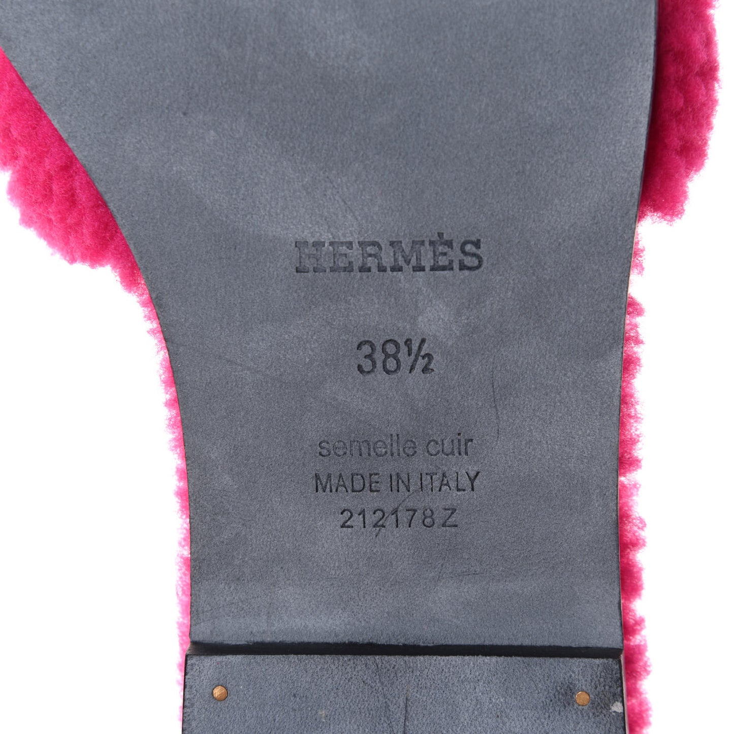 Woolskin Oran Sandals 38.5 Rose Fuchsia