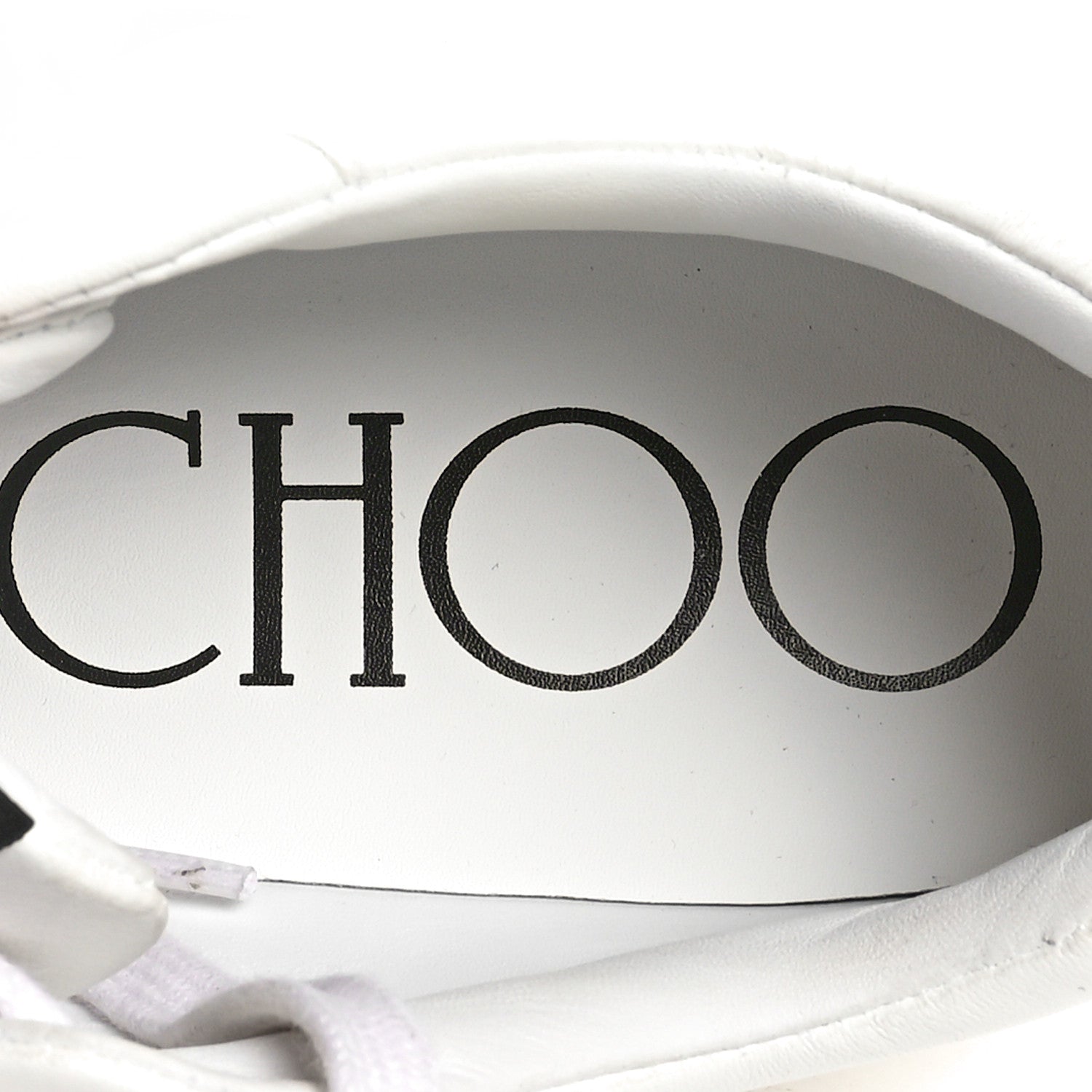 Jimmy Choo Calfskin Vinyl Striped Hawaii Flatform Sneakers 39.5 White Fuchsia 9 of 10