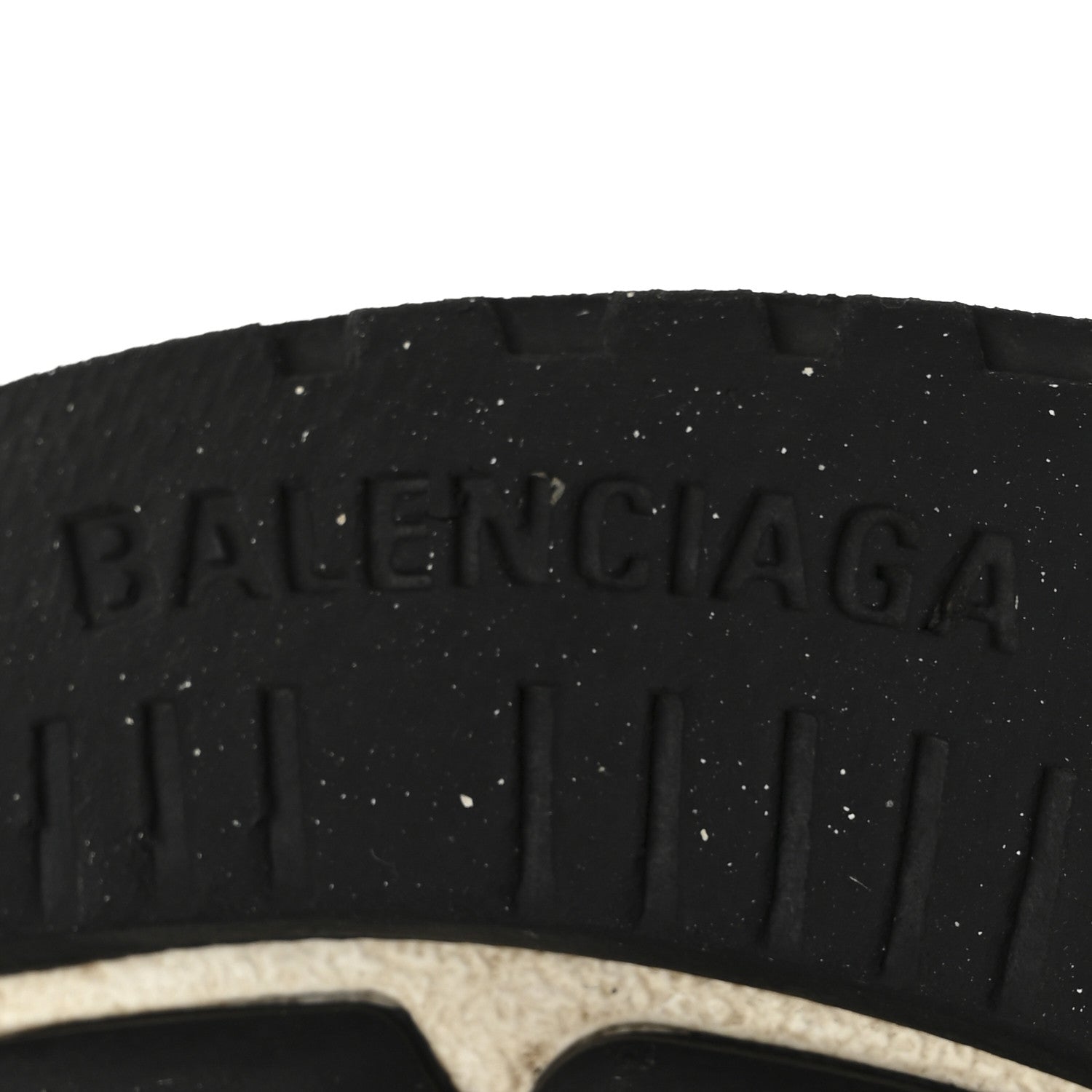 Balenciaga Mesh Rubber Bi-Color Mens Runner Sneakers 44 White Black 8 of 8