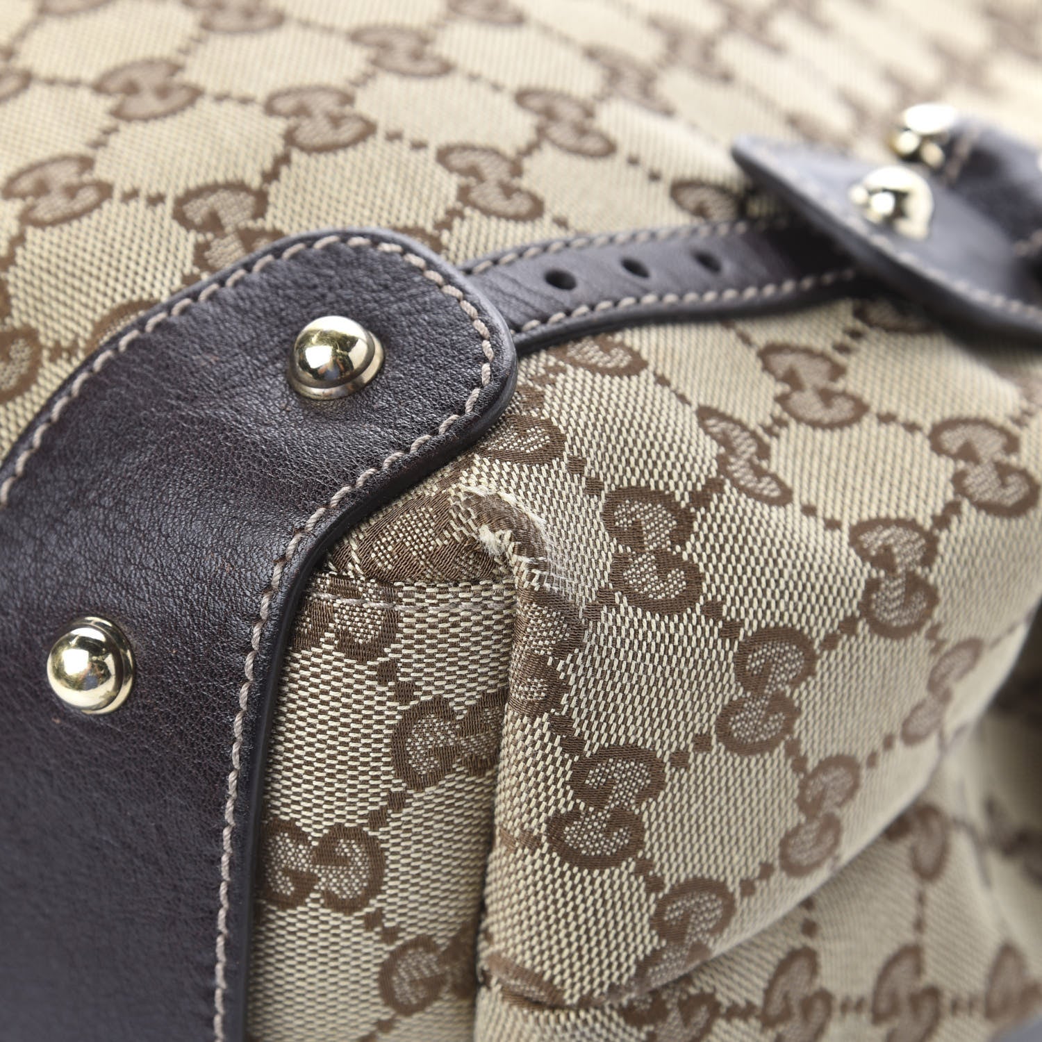 Gucci Monogram Small Pelham Shoulder Bag Dark Brown 13 of 14