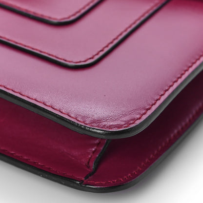 Bulgari Calfskin Serpenti Forever Crossbody Bag Plum 10 of 12