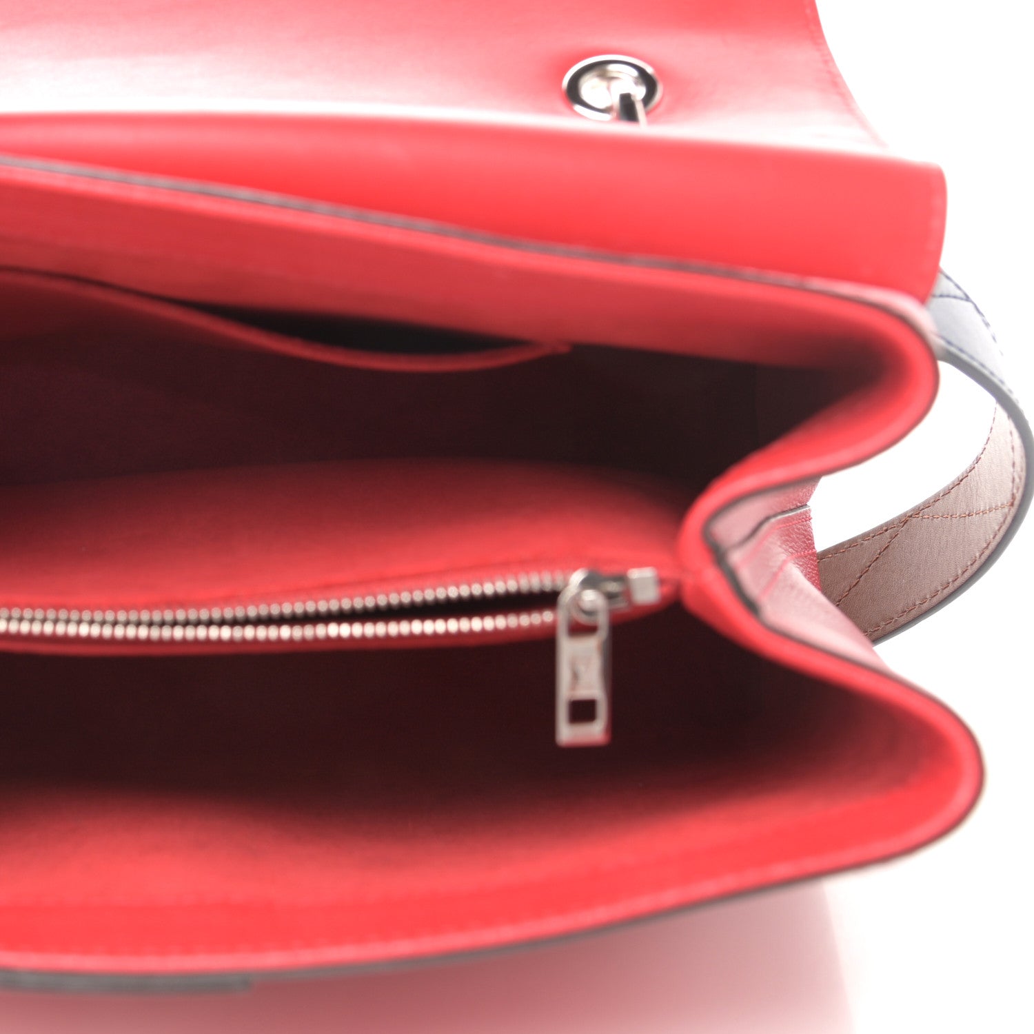 Louis Vuitton Cuir Plume Ecume Very One Handle Rubis 5 of 9