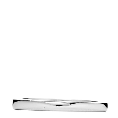 Tiffany Platinum Diamond 2mm Half Circle Wedding Band Ring 48 4.5 3 of 6