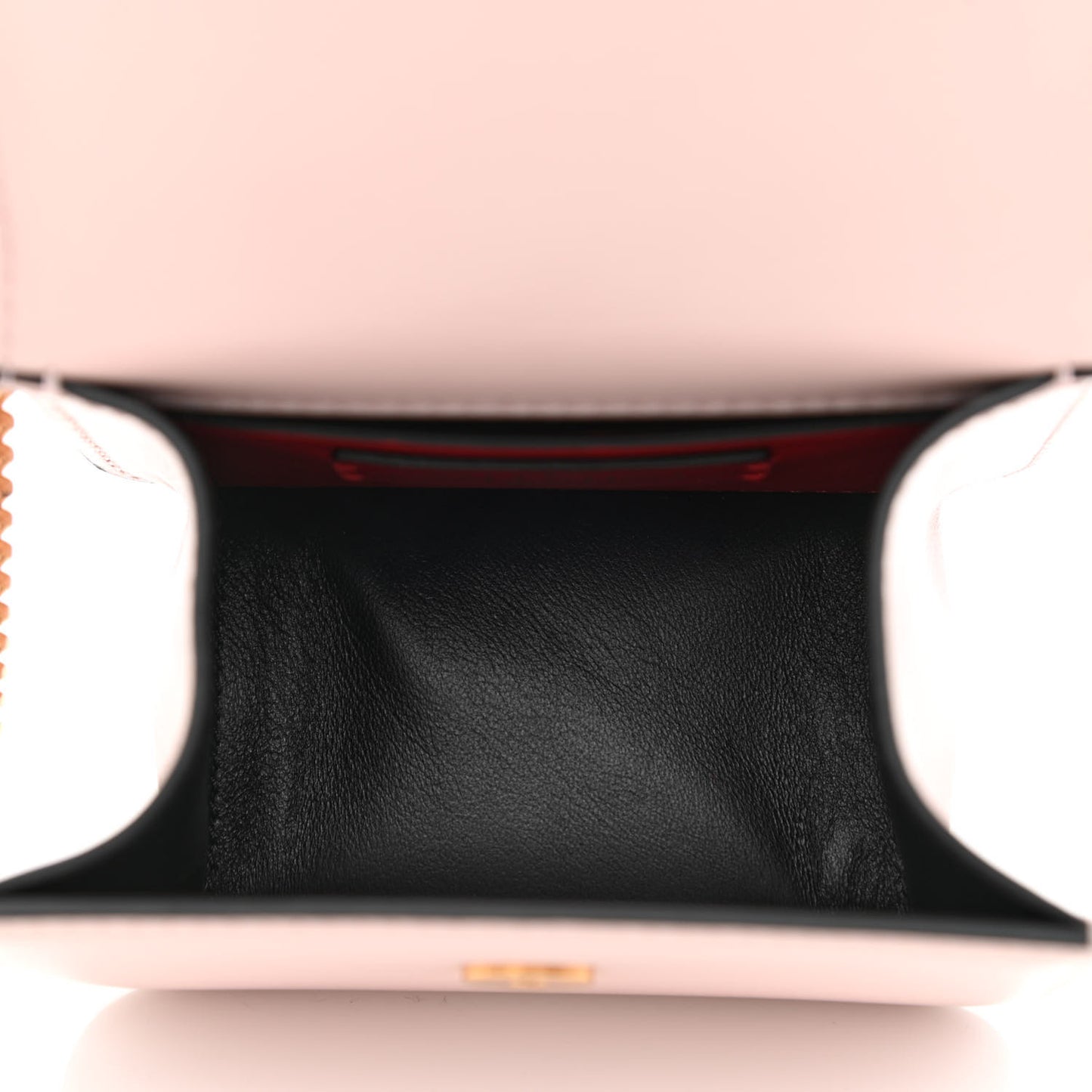 Smooth Calfskin Micro VSling Shoulder Bag Rose Quartz