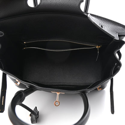 Hermes Togo Birkin 30 Black 7 of 11