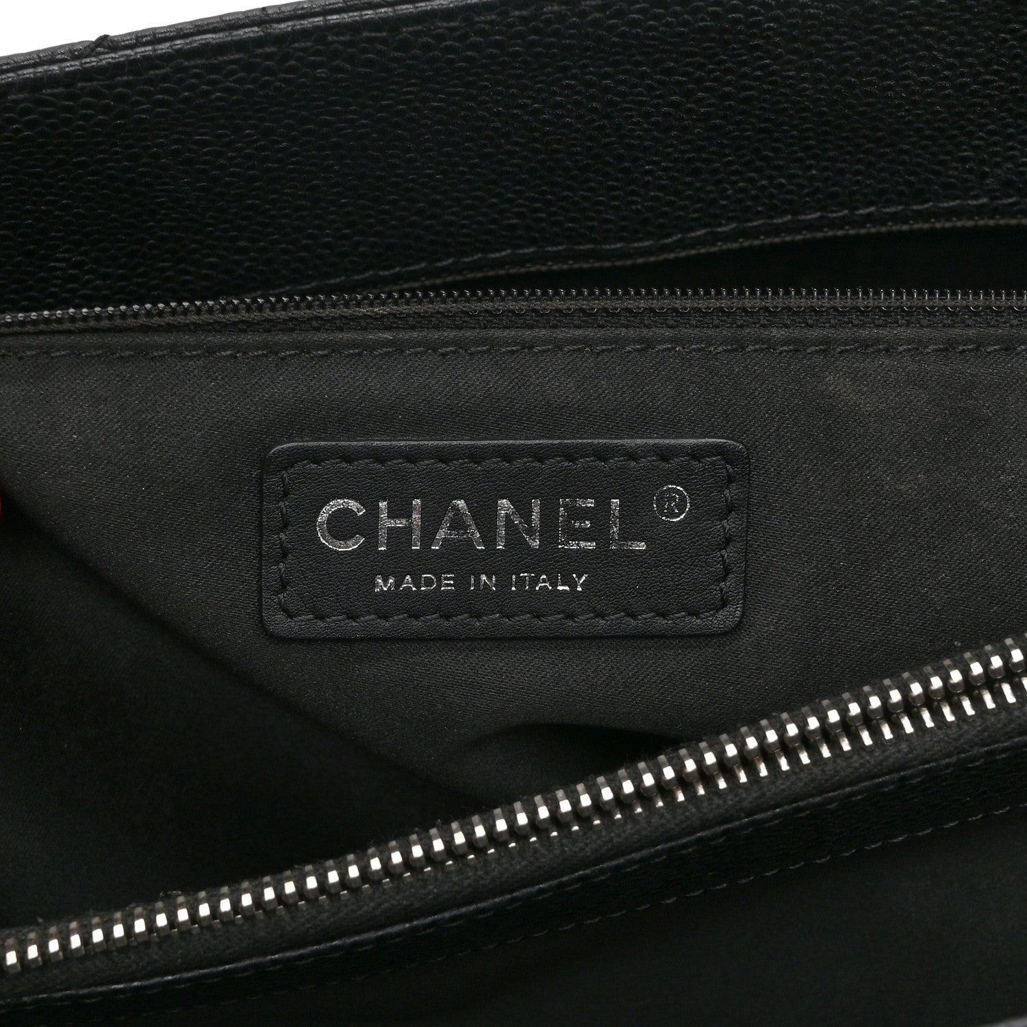 Chanel Caviar Quilted Grand Shopping Tote GST Black 6 of 10