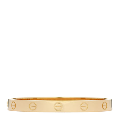 Cartier 18K Yellow Gold LOVE Single Screw Bracelet 16 2 of 9