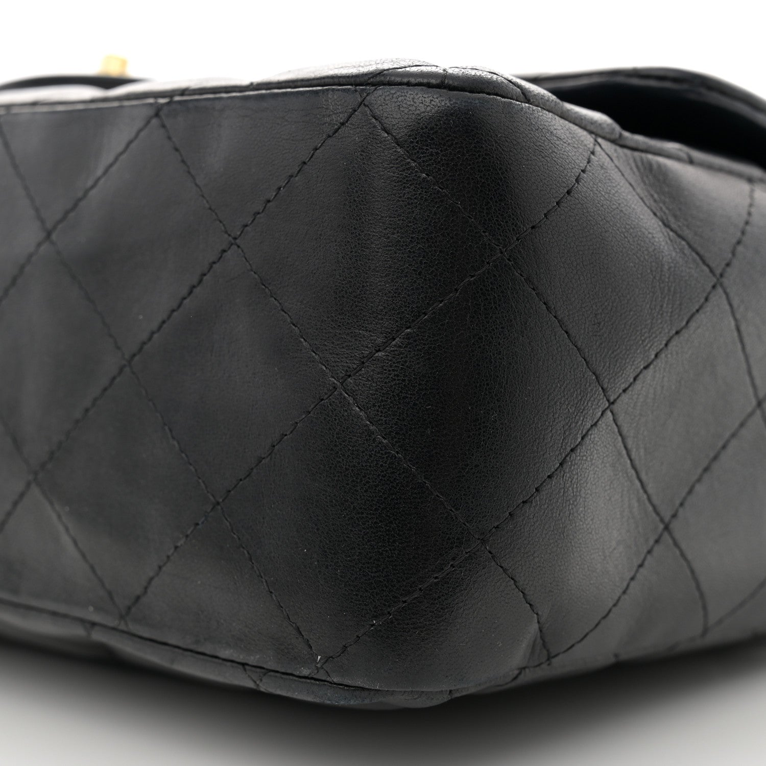 Chanel Lambskin Quilted Jumbo Single Flap Black 10 of 15