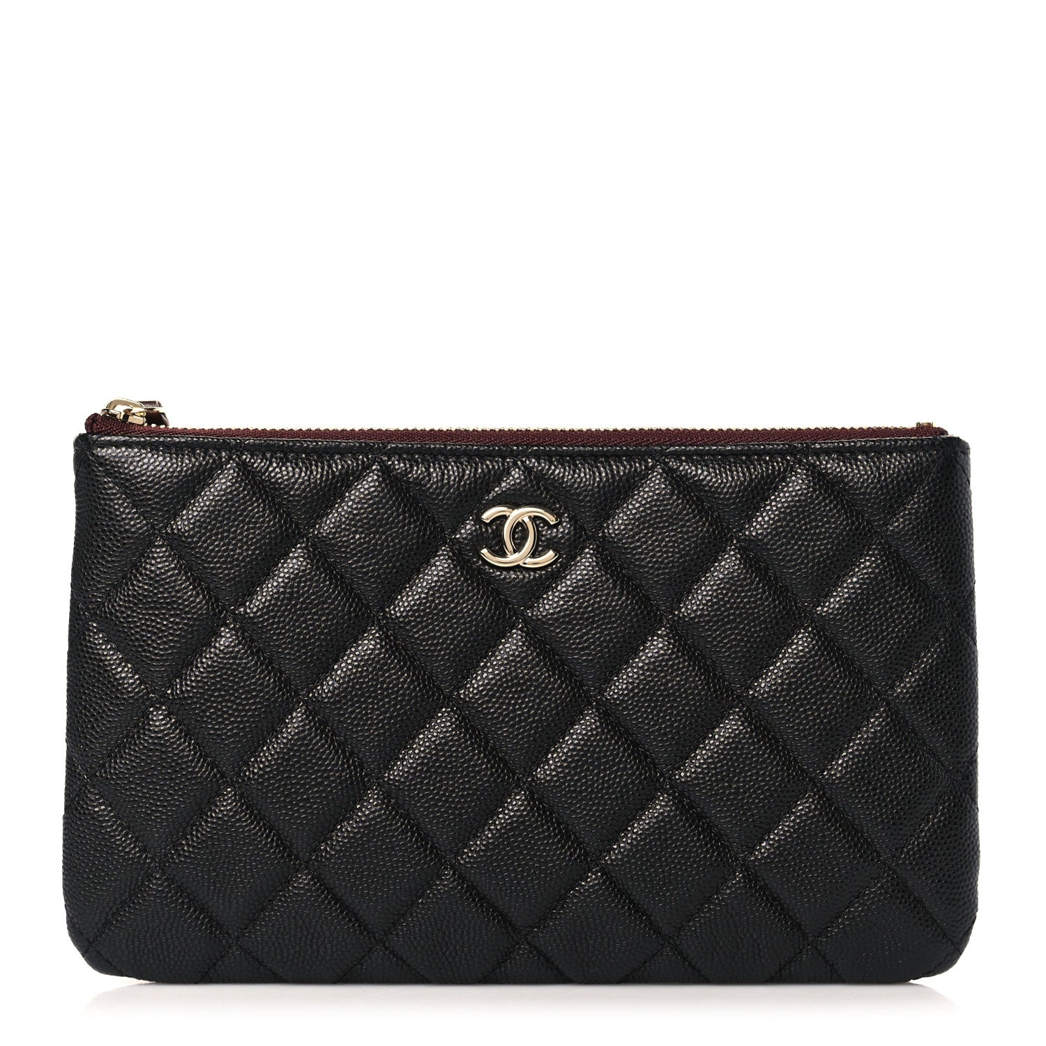 Chanel Caviar Quilted Cosmetic Case Black 1 of 8
