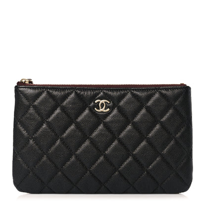 Chanel Caviar Quilted Cosmetic Case Black 1 of 8