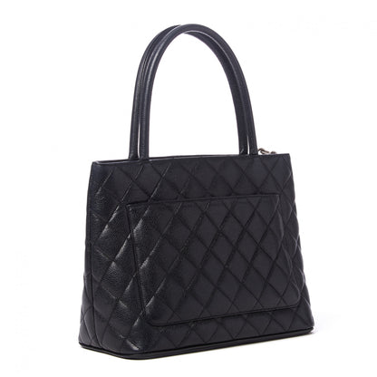 Chanel Caviar Quilted Medallion Tote Black 2 of 8