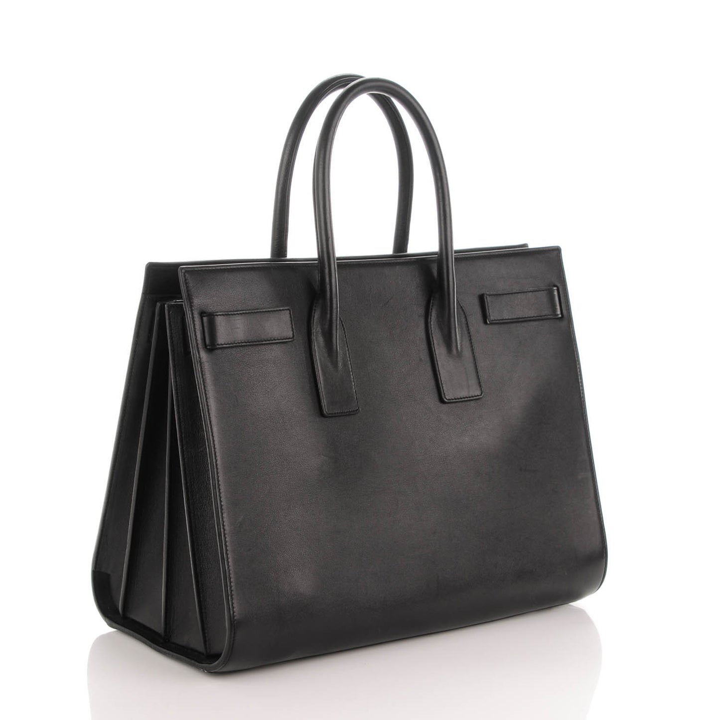 Calfskin Large Sac De Jour Carryall Black