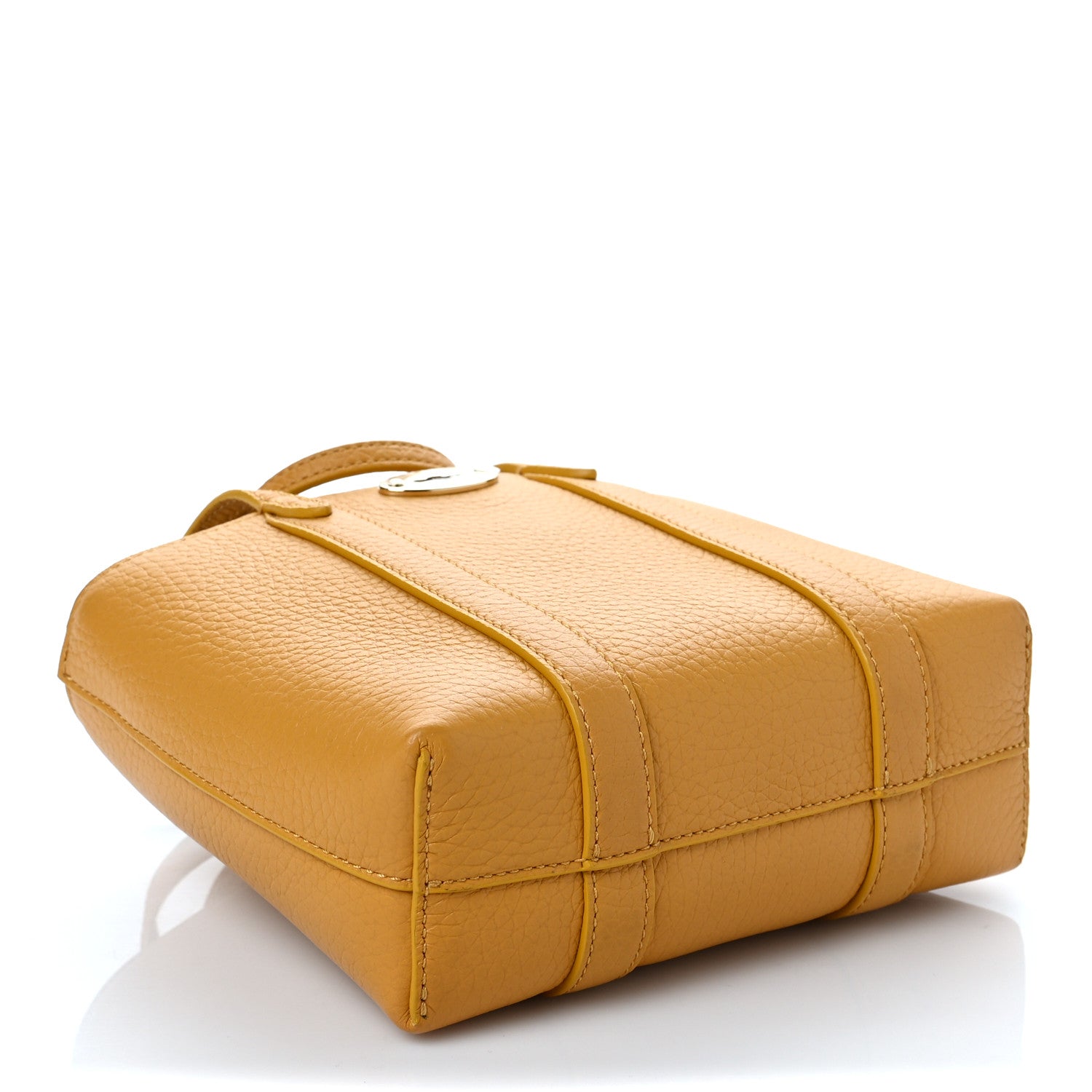 Mulberry Heavy Grain Mini Bayswater Tote Deep Amber 4 of 8