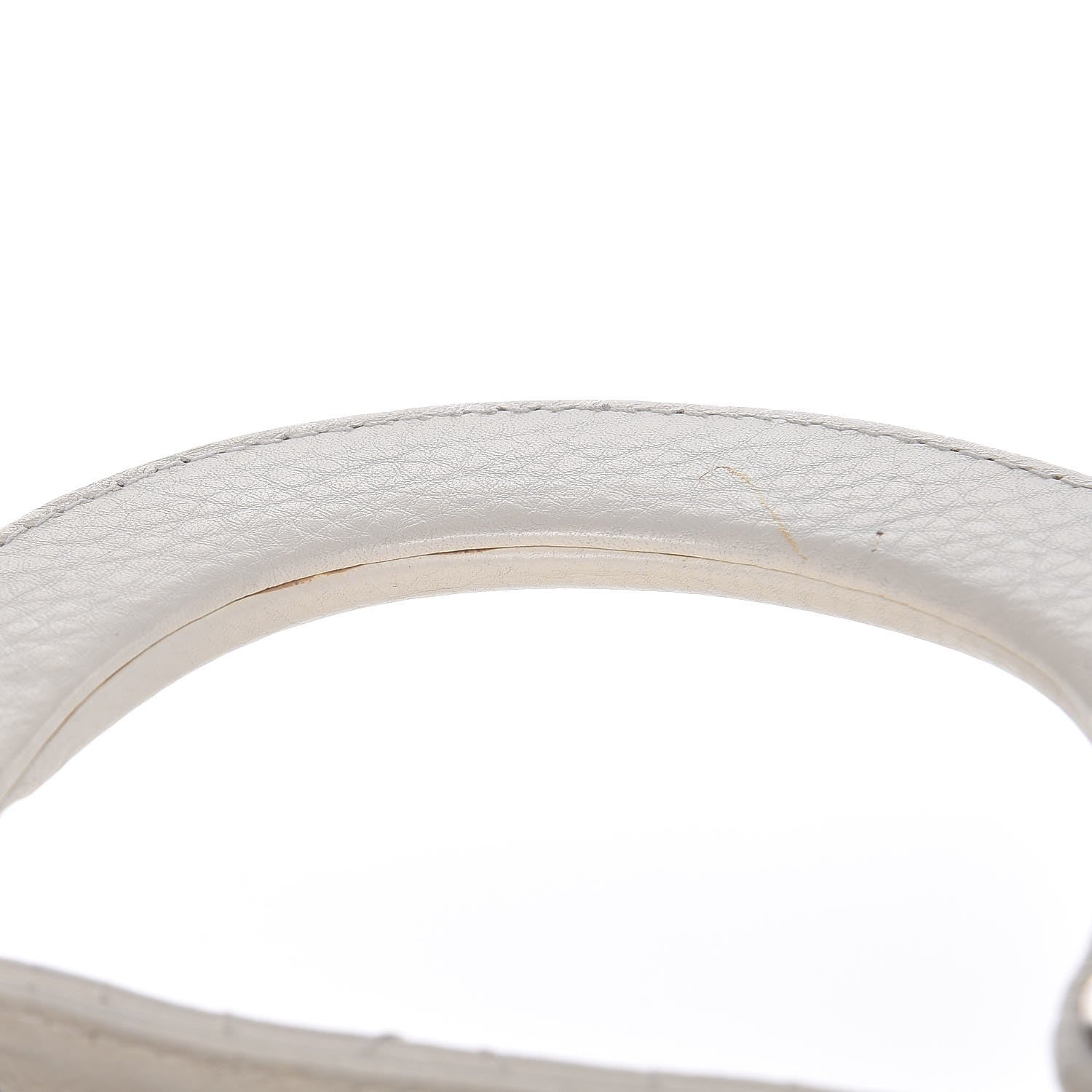 Christian Dior Calfskin Cannage Stitched Small Lady East West Lady Dior White 8 of 12