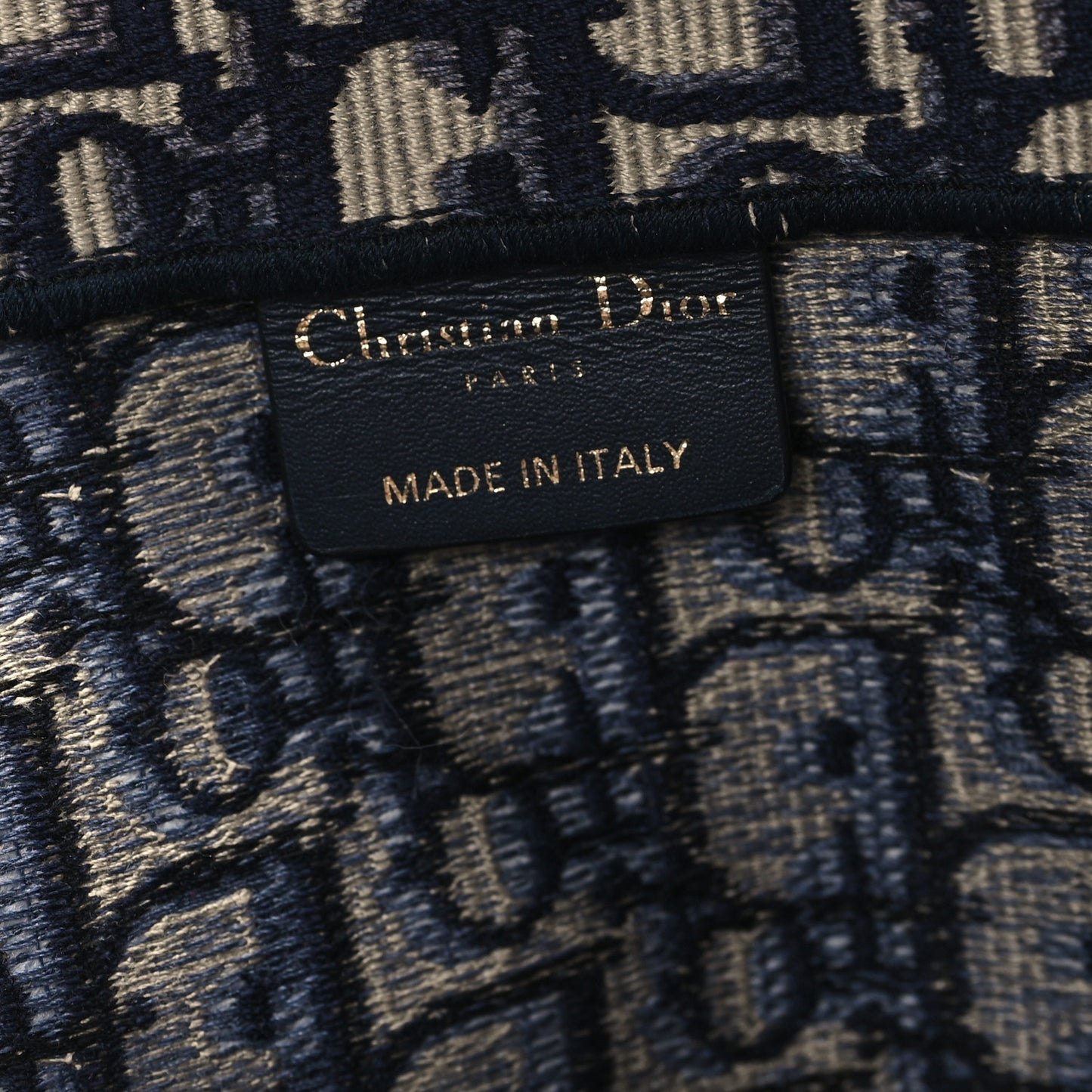 Oblique Large Book Tote Blue Multicolor