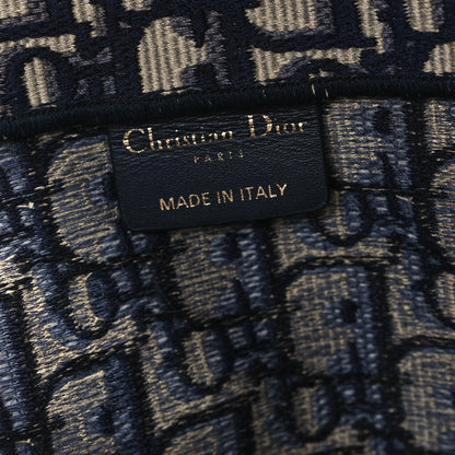 Christian Dior Oblique Large Book Tote Blue Multicolor 6 of 12