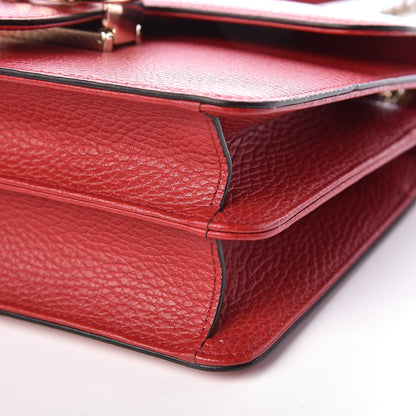 Gucci Dollar Calfskin Small Interlocking G Shoulder Bag Red 9 of 9