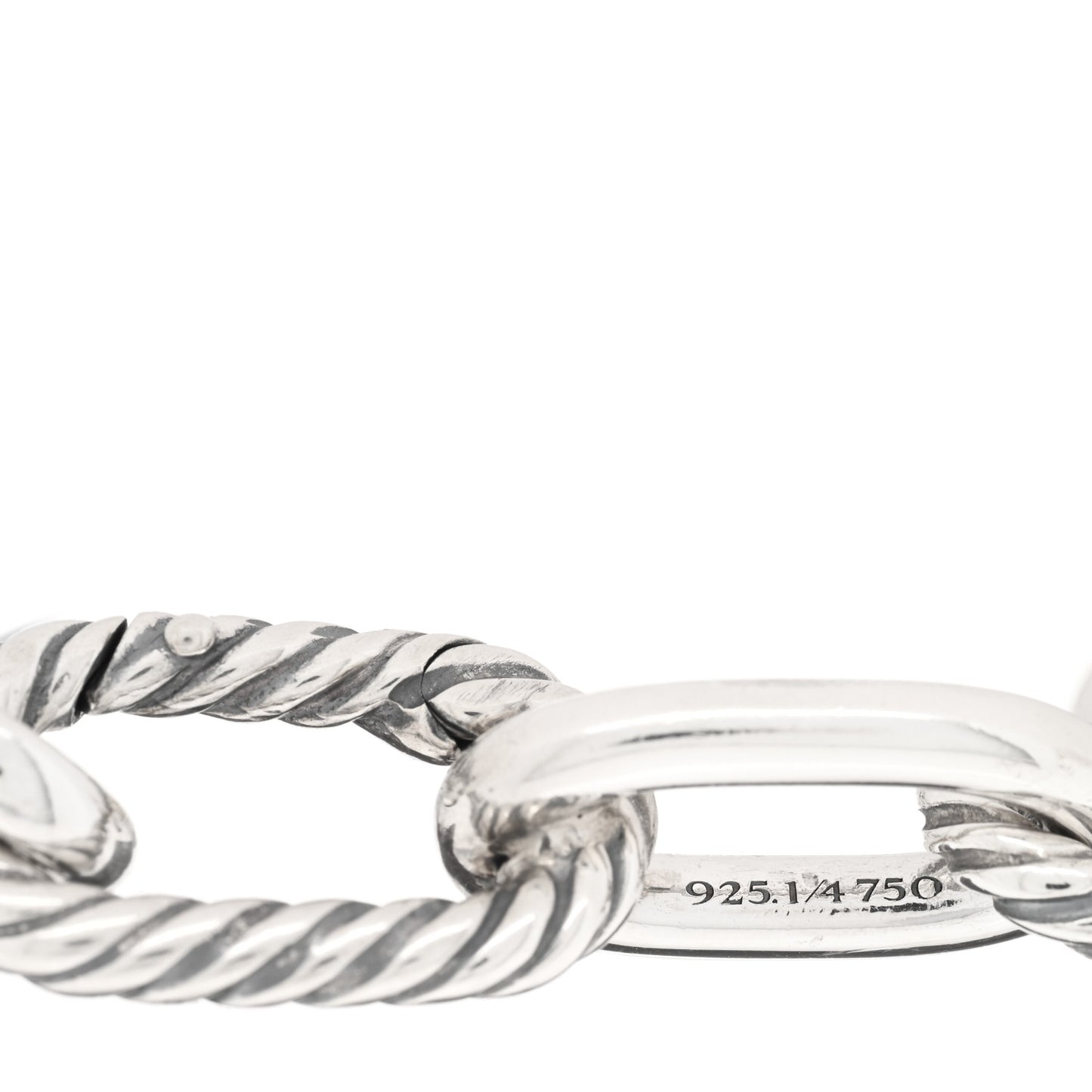 Sterling Silver 18K Yellow Gold 11mm Madison Chain Bracelet