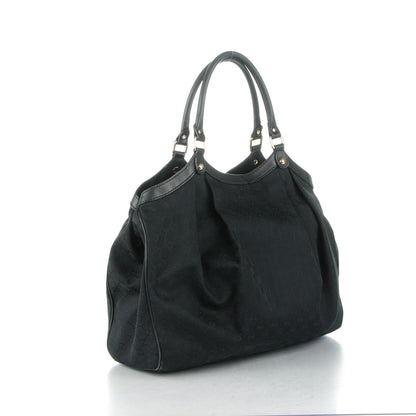 Gucci Monogram Large Sukey Tote Black 3 of 7