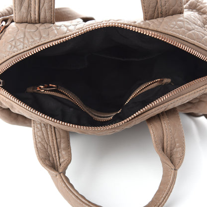 Alexander Wang Pebbled Lambskin Rocco Latte Rose Gold Hardware 6 of 10