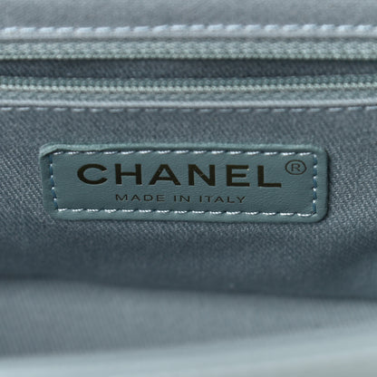 Chanel Caviar Quilted Small Business Affinity Flap Light Blue 6 of 11