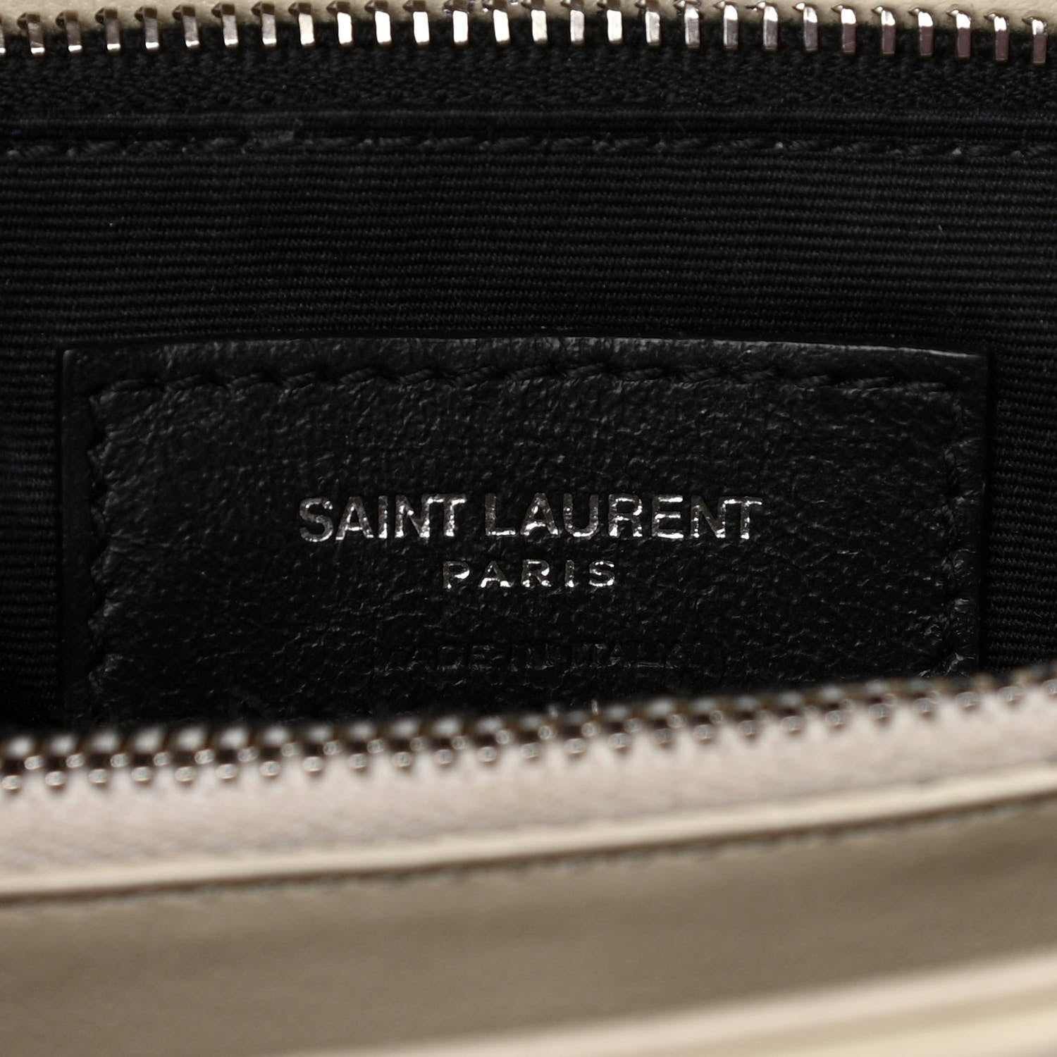 Saint Laurent Calfskin Y Quilted Monogram Medium Loulou Chain Satchel Nude Powder 6 of 14