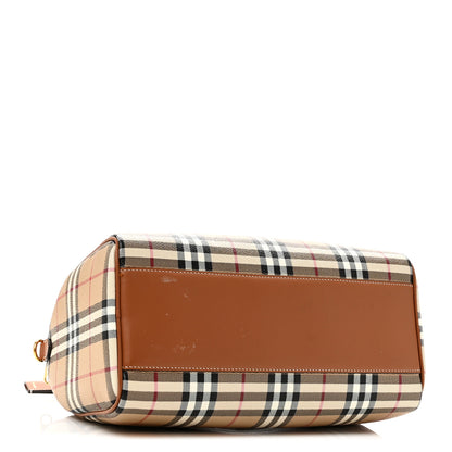 Burberry Horseferry Check Medium Bowling Bag Tan 4 of 9
