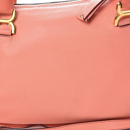 Chloe Calfskin Medium Marcie Satchel Coral Pop 12 of 12
