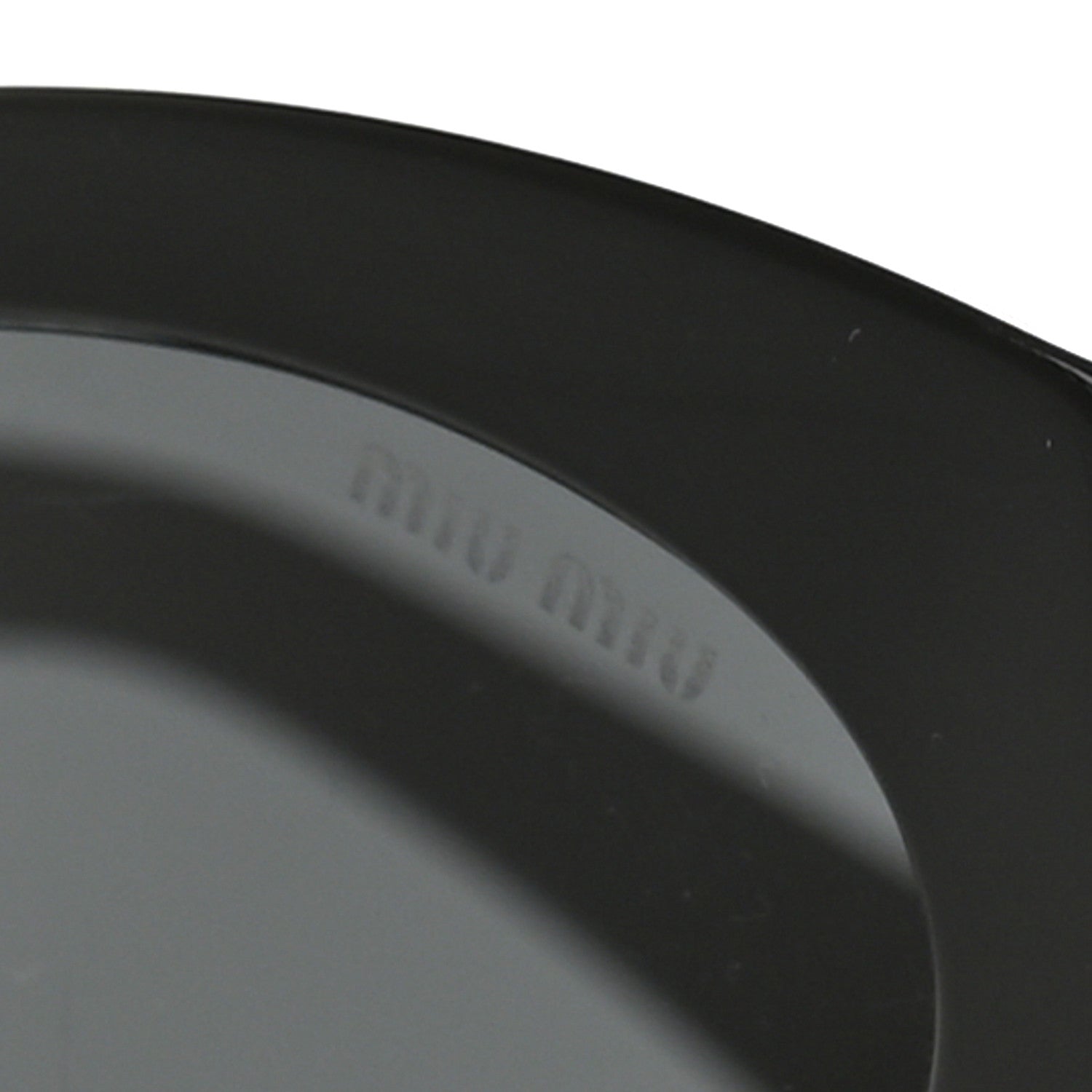 Miu Miu Acetate Oval Glimpse Sunglasses SMU11W Black 6 of 7