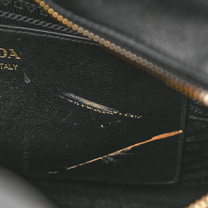 Prada Saffiano City Calfskin Esplanade Tote Black 9 of 11