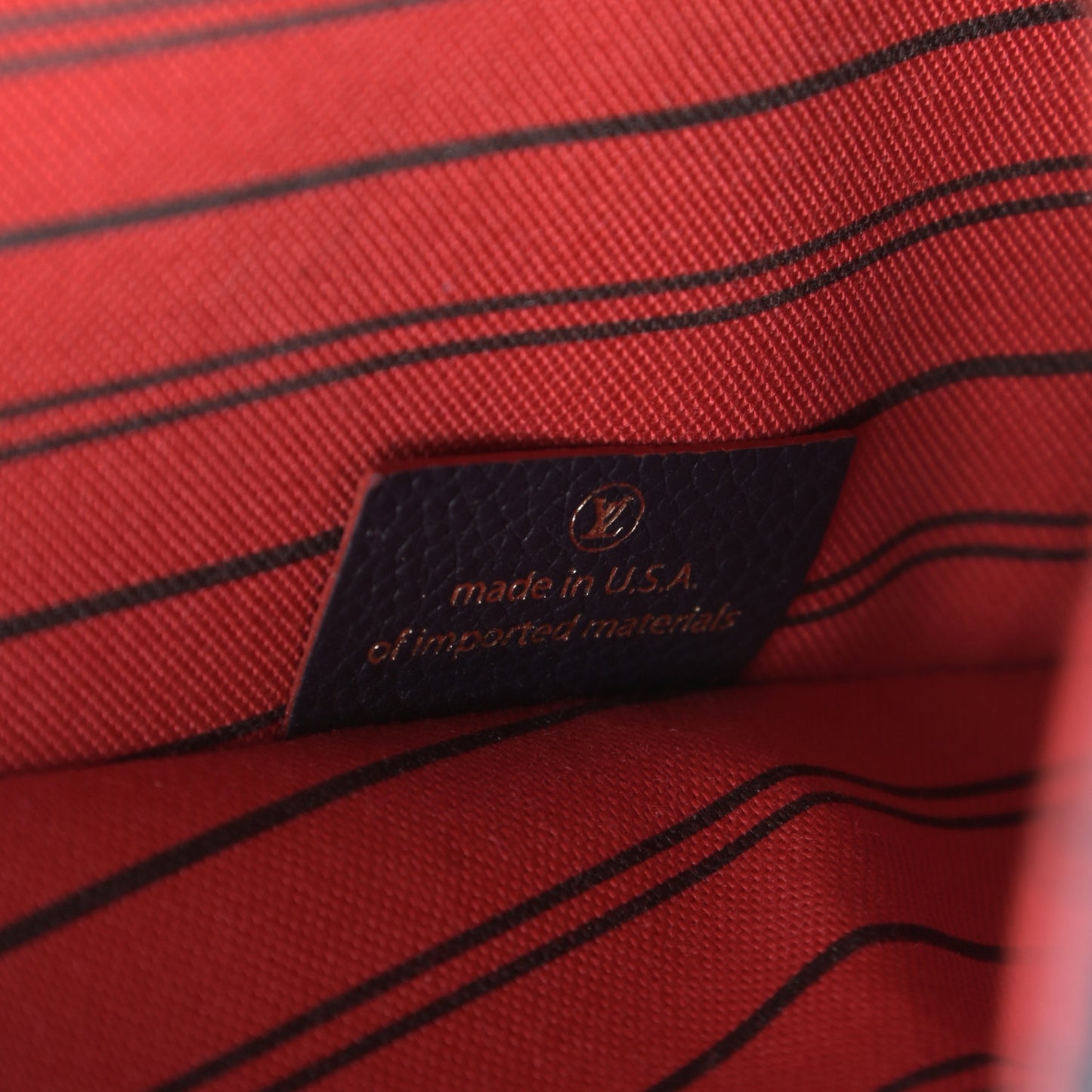 Empreinte Pochette Metis Marine Rouge