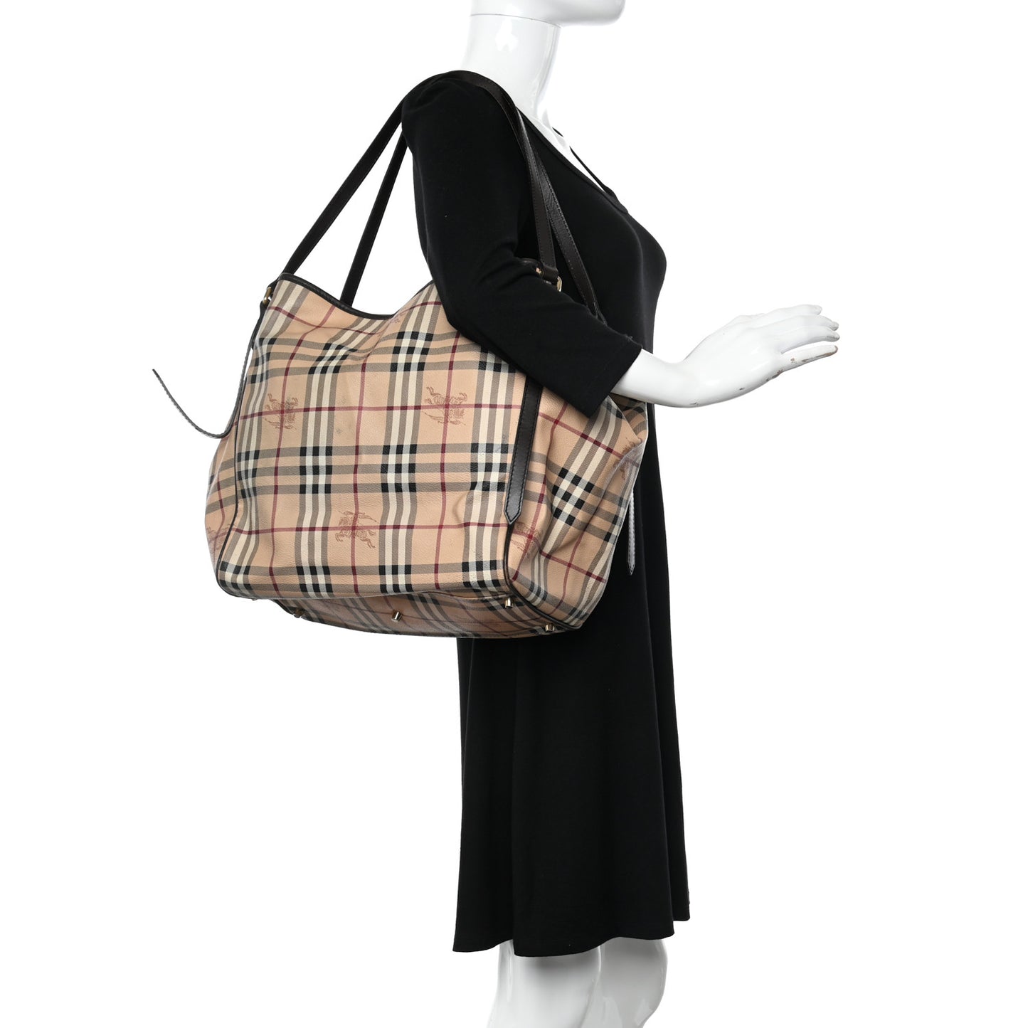 Haymarket Check Large Canterbury Tote Chocolate
