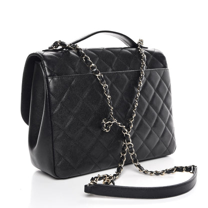 Chanel Caviar Quilted Large Business Affinity Flap Black 3 of 7