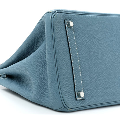 Hermes Togo Birkin 35 Blue Jean 9 of 15