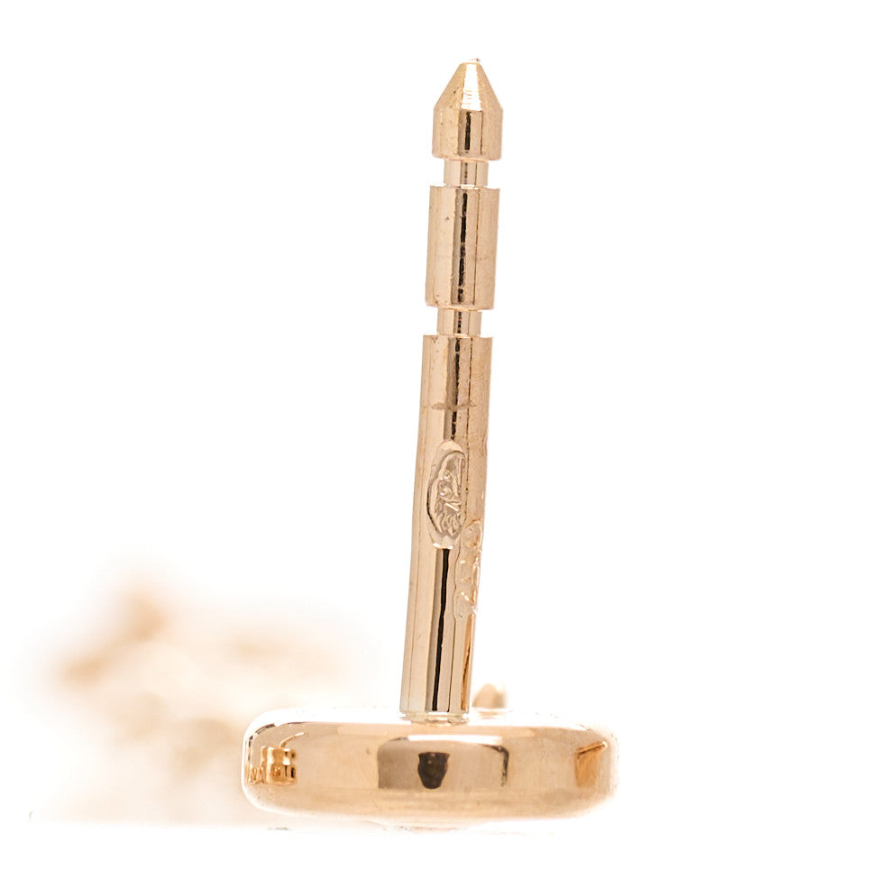 Hermes 18K Rose Gold Diamond TPM Farandole Drop Earrings 3 of 6