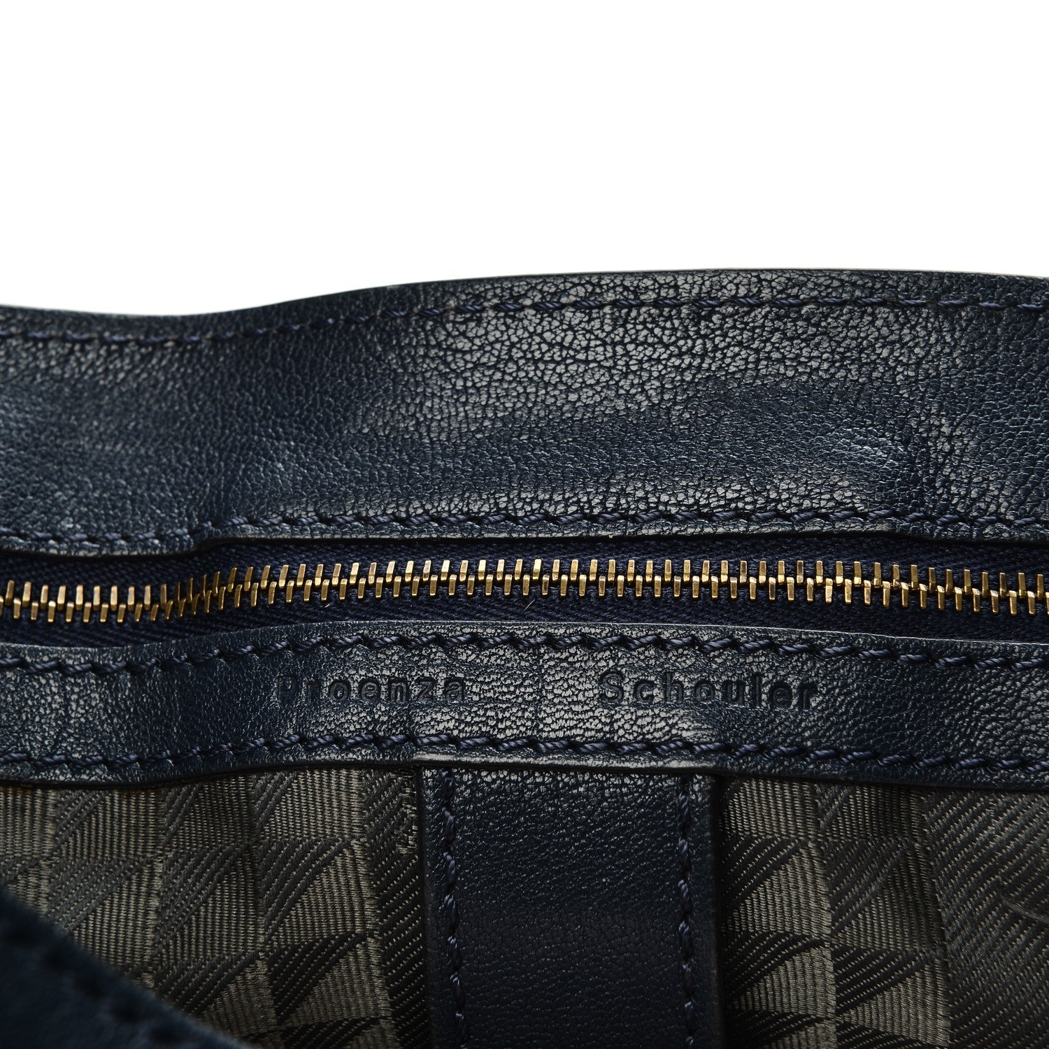 Proenza Schouler Lambskin PS1 Extra Large Satchel Indigo 6 of 9