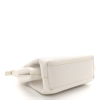 Bottega Veneta Calfskin Small The Point Triangle Bag Chalk 4 of 15