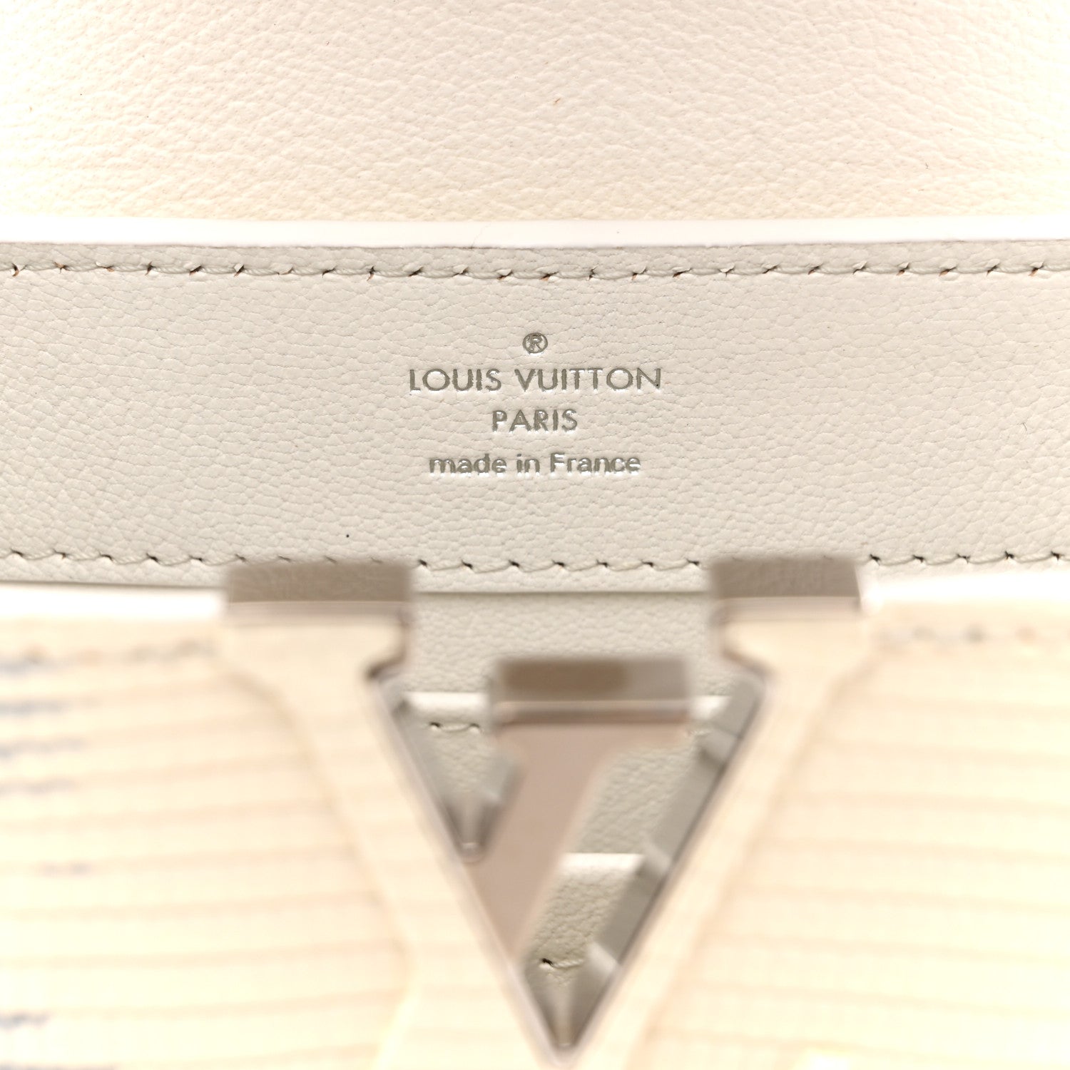 Louis Vuitton Lizard Capucines Mini White 6 of 9
