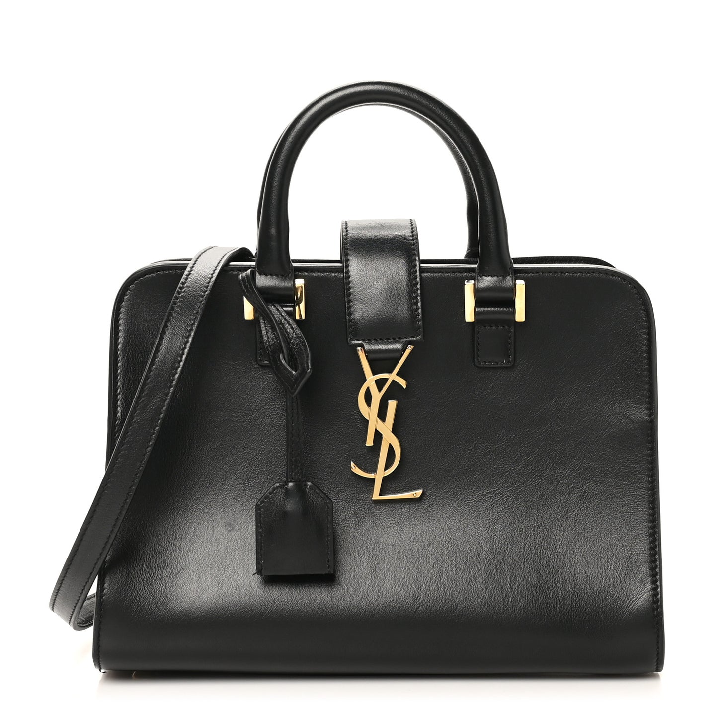 Calfskin Monogram Baby Cabas Black
