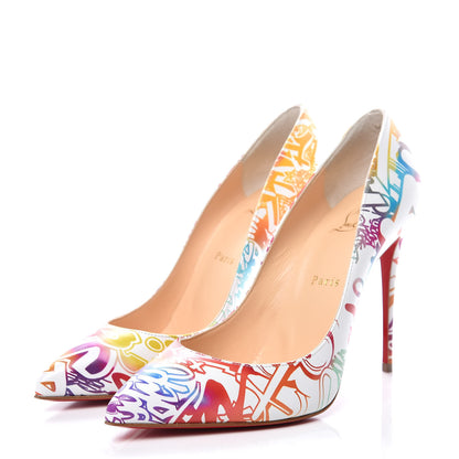 Christian Louboutin Calfskin Wallgraf Pigalle Follies 100 Pumps 39.5 Multicolor 3 of 9
